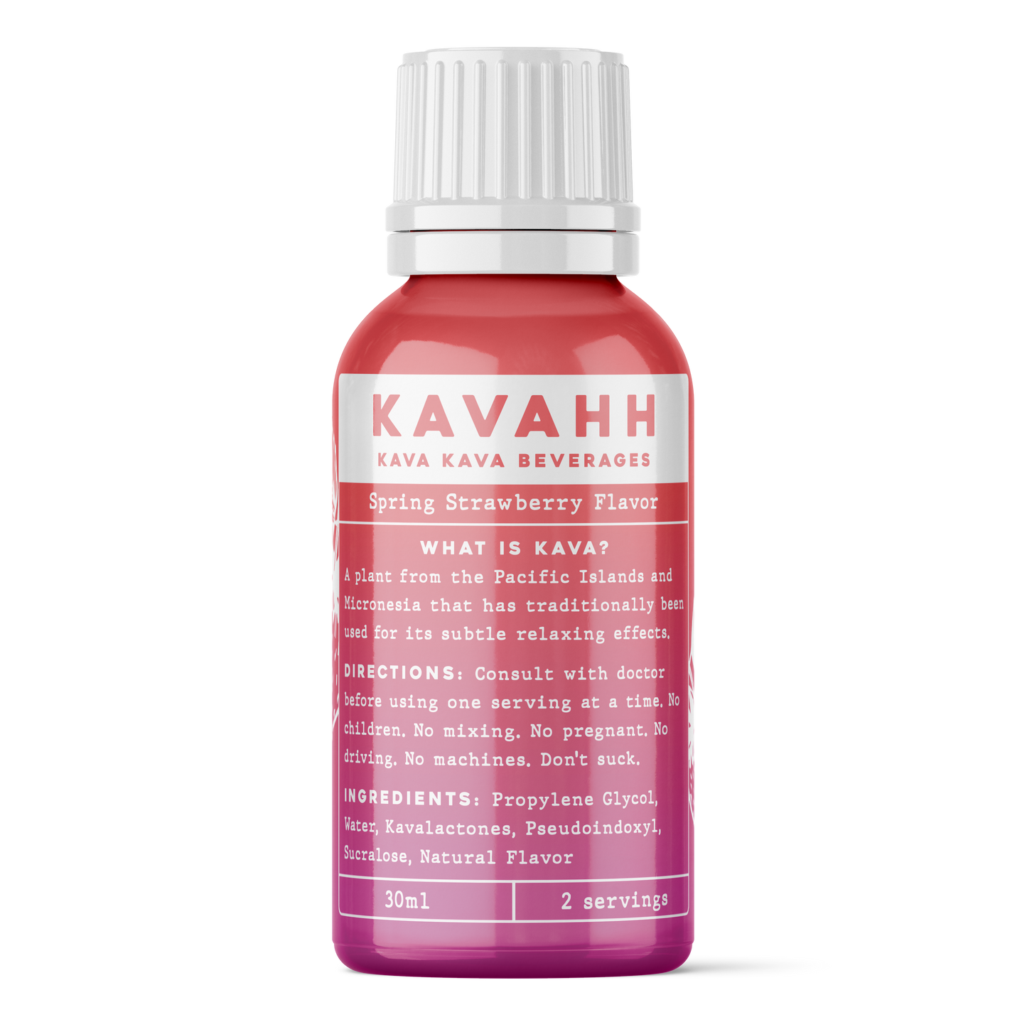 12x30ml Strawberry Kava/Pseudoindoxyl Shots