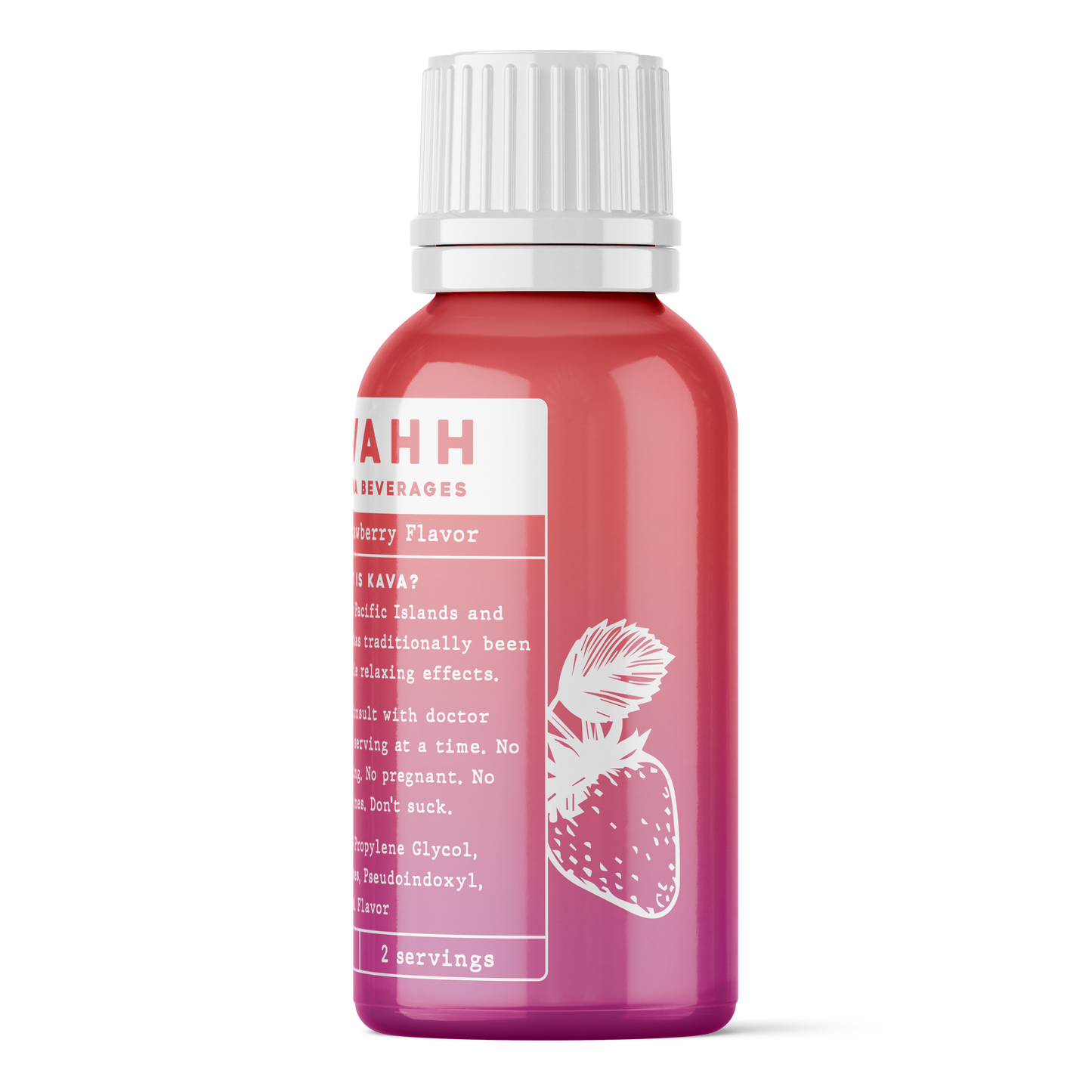 12x30ml Strawberry Kava/Pseudoindoxyl Shots