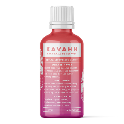 12x50ml Strawberry Kava/Pseudoindoxyl Shots