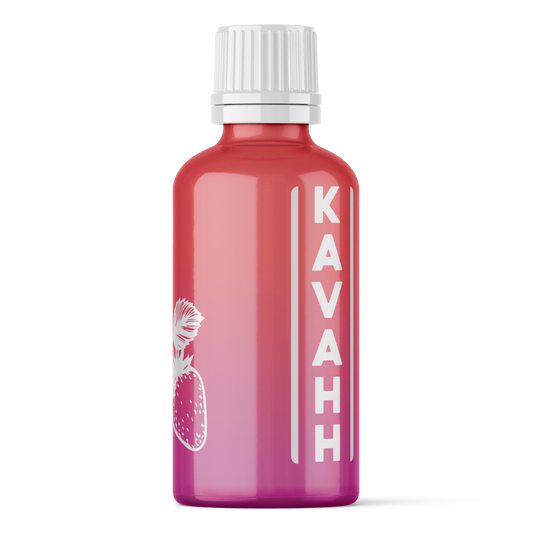 12x50ml Strawberry Kava/Pseudoindoxyl Shots