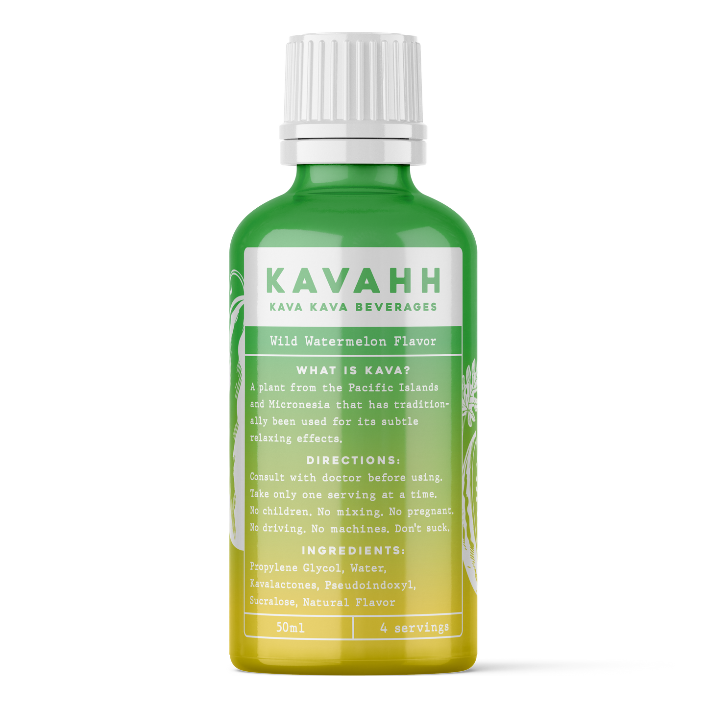 12x50ml Watermelon Kava/Pseudoindoxyl Shots